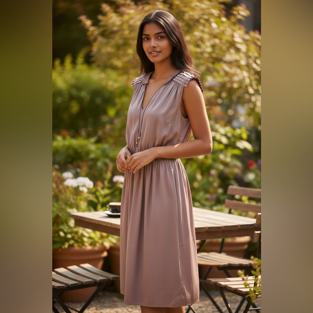 H&M Mauve Sleeveless Dress